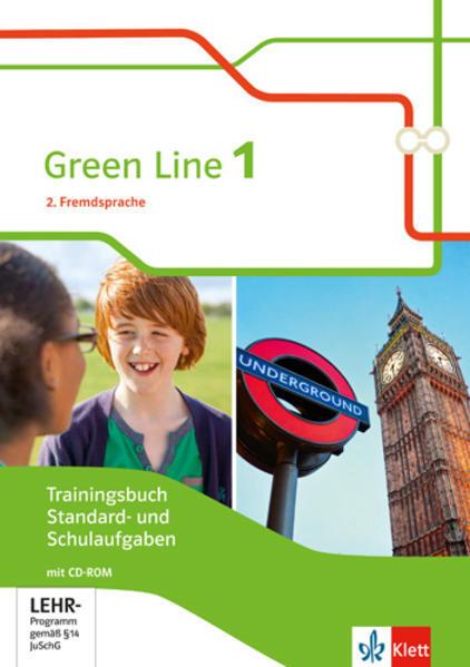 Produktbild Green Line 1. 2. Fremdsprache. Trainingsbuch Standard- und Schulaufgaben, Heft mit Lösungen und (Englisch, Deutsch, 2018)
