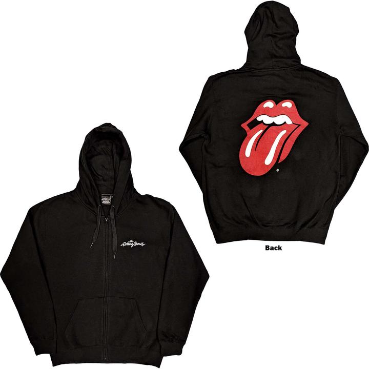 Actual product image The Rolling Stones Classic Tongue (Black (S)