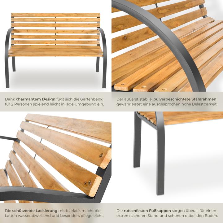 Immagine prodotto tectake Panchina da giardino Micha