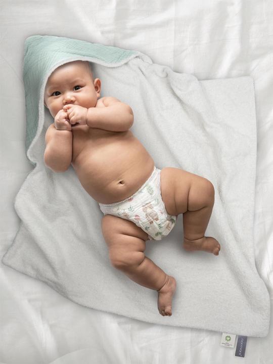 Actual product image Aspero 2x Baby Musselin Wickeltücher aus Bio-Baumwolle