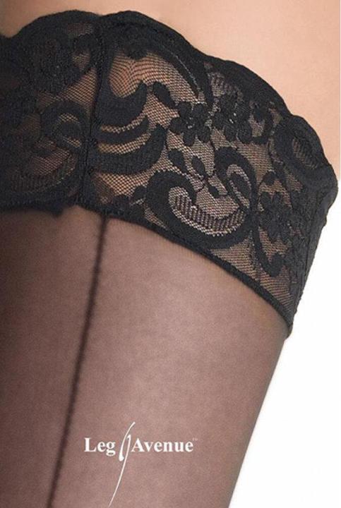 Produktbild Leg Avenue Nahtstrümpfe mit Spitze (46, 50)