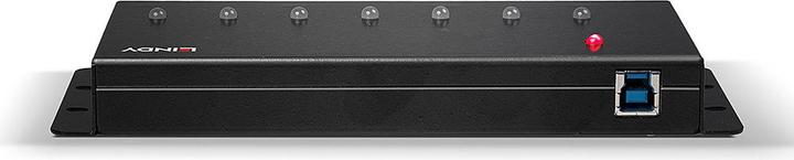 Immagine prodotto Lindy Hub industriale USB 3.0 a 7 porte, custodia in metallo (USB-B, 7 Porti)