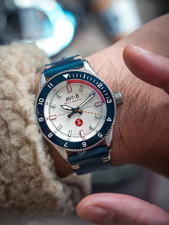 Actual product image AVI-8 AV-4103-03 Tuskegee Airmen Limited Edition Men's Watch 40mm 5ATM (Pilot watch, 40 mm)