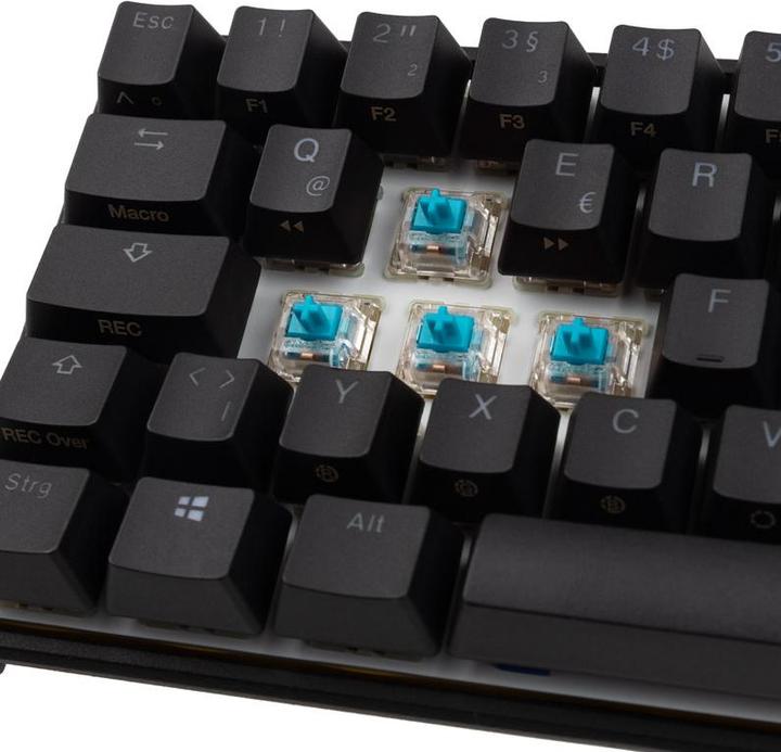 Actual product image Ducky Mecha Pro SF Gaming Keyboard, Cherry MX-Blue (DE, Cable)