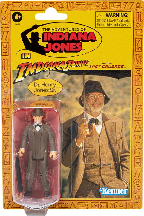 Produktbild Hasbro Indiana Jones Retro Collection figurine Dr. Henry Jones Sr. (La Dernière Croisade) 10 cm