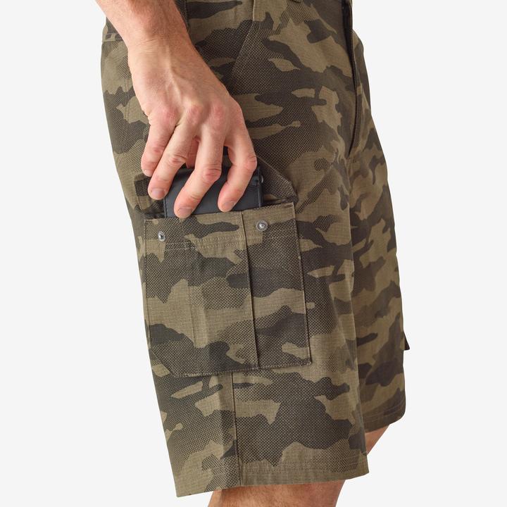 Produktbild Solognac Jagdshorts/Bermuda Shorts 500 Cargo Camouflage Halftone braun