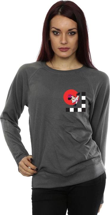 Actual product image Disney Womens/Ladies Minnie Mouse Karate Kick Sweatshirt (XXL)