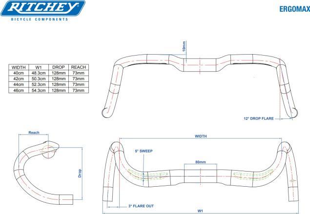 Image du produit Ritchey Comp Ergo Max Di2 Road (42 mm)