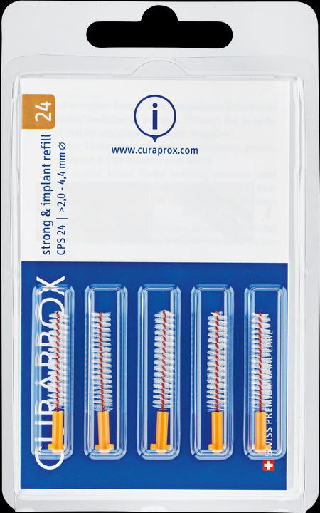 Curaprox CPS 24 Brosse à implants orange 5 pces (5 x)