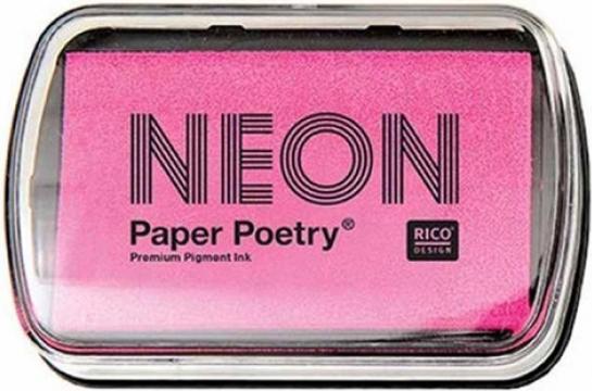 Actual product image Rico Design Stamp pad 6x9cm neon pink