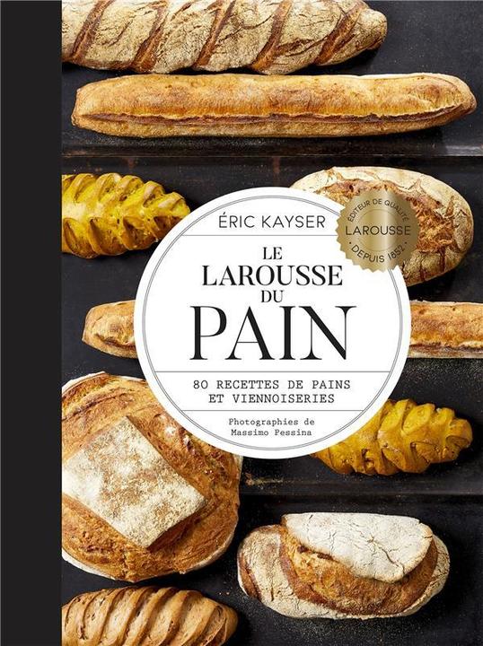 Actual product image Larousse pratique Le Larousse du pain : 80 recettes de pains et viennoiseries (French, Kayser Eric, 2019)