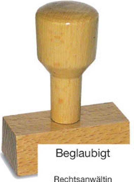 Produktbild Neutral Holzstempel