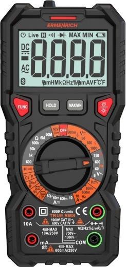 Actual product image No Name Funkcje: woltomierz amperomierz omomierz miernik pojemności elektrycznej miernik częstotliwości