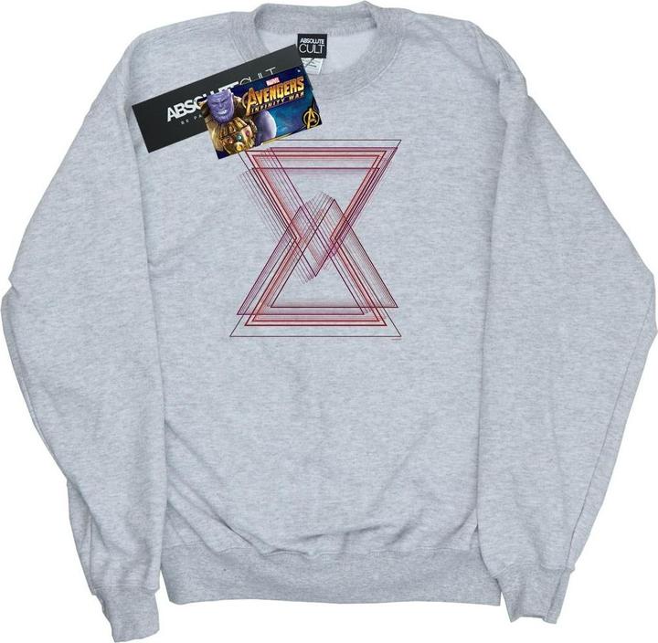 Produktbild Avengers Infinity War Black Widow Lines Sweatshirt Mädchen (140, 146)