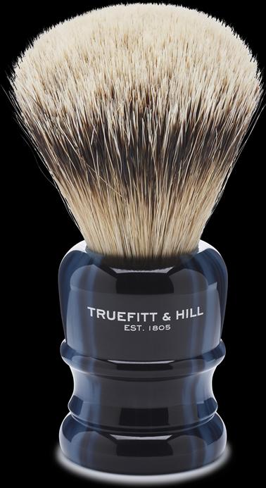 Truefitt & Hill Rasierpinsel Silberspitz Wellington Faux Blue Opal (Rasierpinsel)