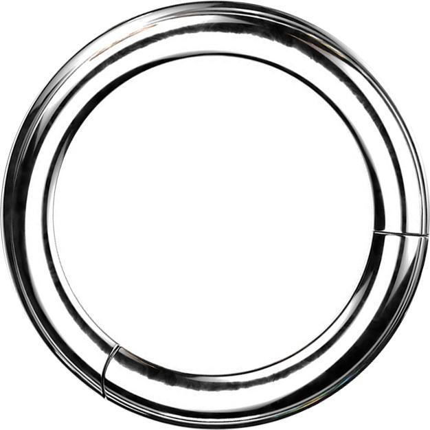 Star Piercing Segmentring klappbar silber (ohne Messing, Titan G23)