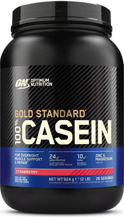 Actual product image Optimum Nutrition 100% Casein Protein (Delicious Strawberry, 1 pcs., 924 g)