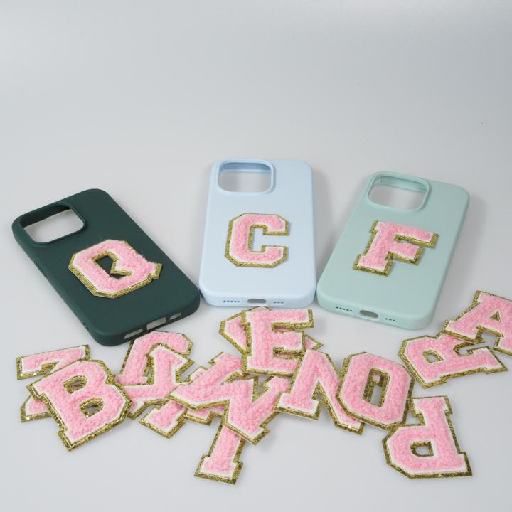 Produktbild PhoneLook Sticker Aufkleber für Handy/Tablet/Computer 3D gestickt Buchstabe M