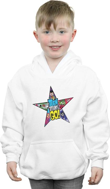 Immagine prodotto Teen Titans Go Star Logo Felpa con Cappuccio Ragazzi (128)