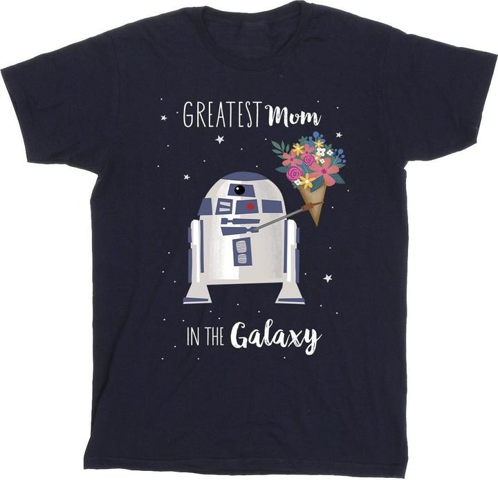 Actual product image Star Wars Girls Greatest Mum Cotton T-Shirt (116)