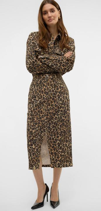 Actual product image Vero Moda VMVERI High Waist Long Skirt Faux Leather Skirt (M)