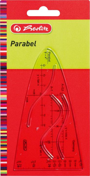 Produktbild Herlitz Einheitsparabel, transparent, Kunststoff (122 mm)