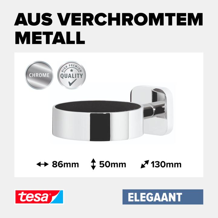 Produktbild tesa ELEGAANT Fönhalter inkl. Klebelösung ohne Bohren