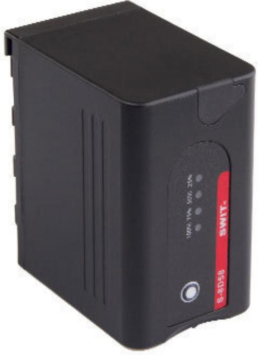 Swit S-8D58 - 43Wh/6Ah D-type DV battery - Battery (1 pcs., 6 mAh, Rechargeable battery)