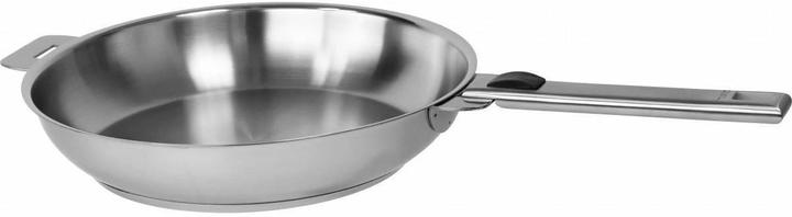 Actual product image Cristel Strate Amovible Stainless Steel Pan Ø22cm (22 cm, Frying pan, Stainless steel)