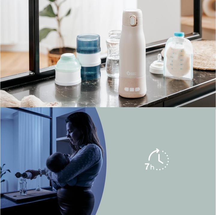 Image du produit Babymoov MOOV & FEED autonomous Bottle Warmer Mineral beige