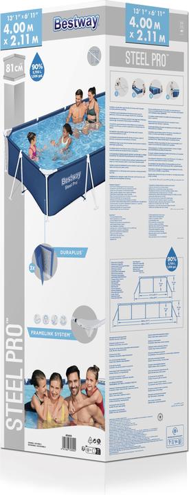 Produktbild Bestway Steel Pro (4000 x 2110 x 810 mm)