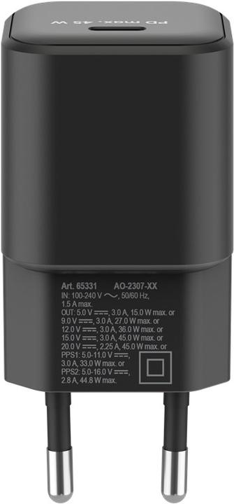 Image du produit Goobay Chargeur Rapide USB-C Nano avec technologie GaN (45 W)