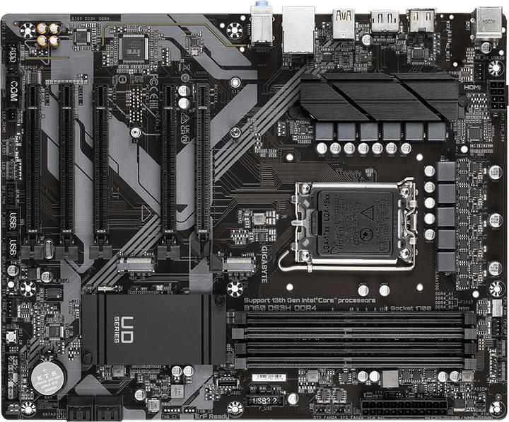 Produktbild Gigabyte B760 DS3H DDR4 (LGA 1700, Intel B760 Express, ATX)