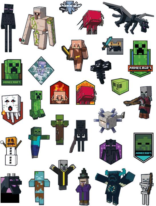 Image du produit Panini Minecraft : 1001 Stickers : Stickers - Enigmes - Coloriage