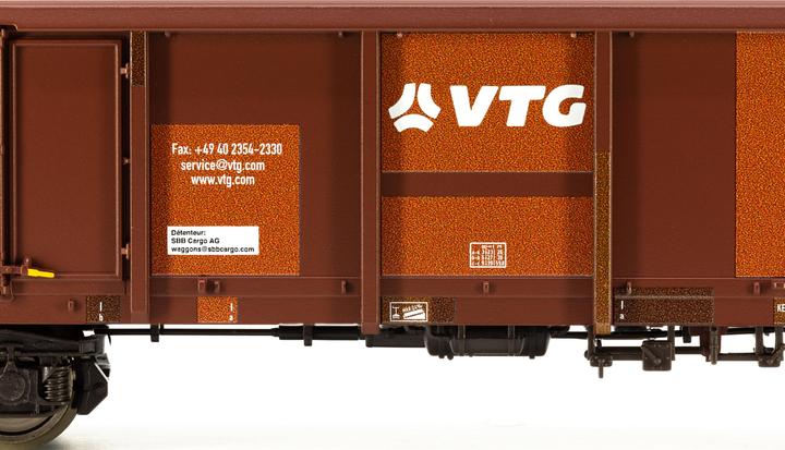 Actual product image Piko Set of 2 Off. Goods wagon Eaos beet transport CH VTG VI (Track VI)