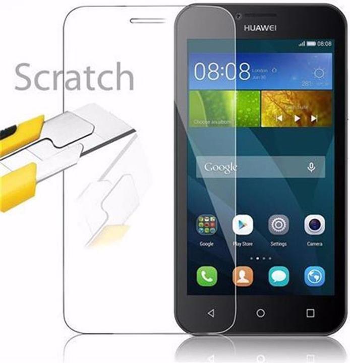 Actual product image Cadorabo display protection glass (1 Piece, Huawei Y5, Huawei Y5C, Huawei Ascend Y541, Huawei Ascend Y540, Huawei Ascend Y520)