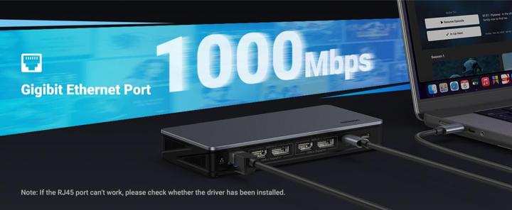 Image du produit Ugreen CM615 (USB-C, 9 Ports)