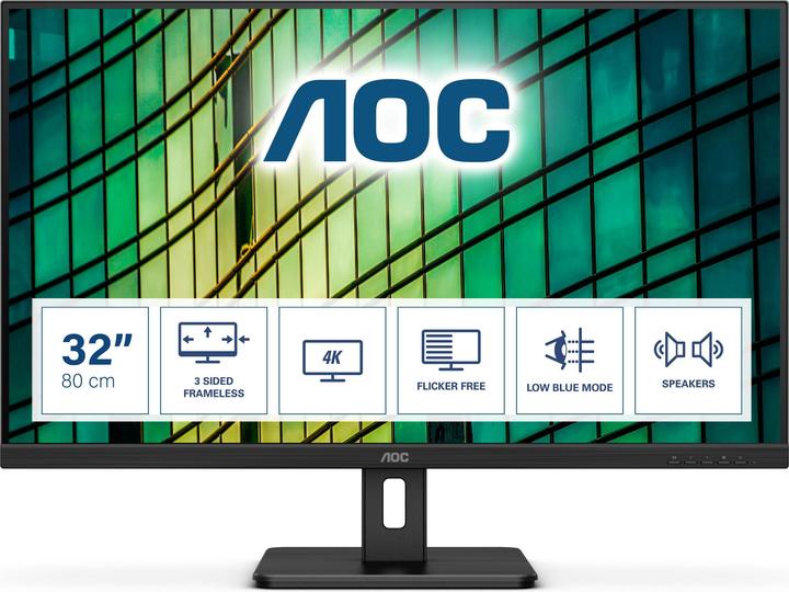 AOC U32E2N (3840 x 2160 pixels, 32")