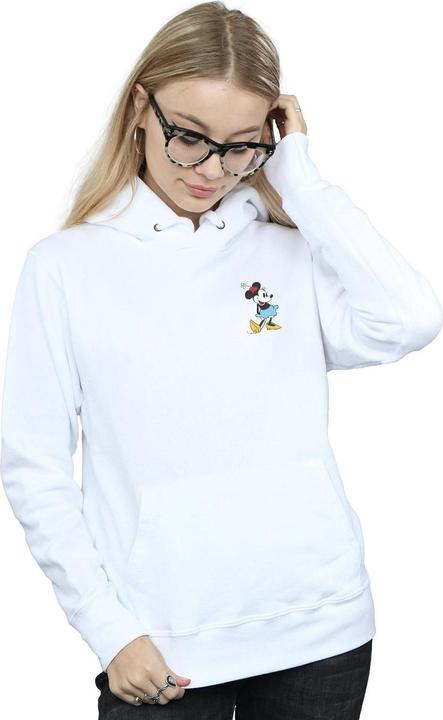 Actual product image Disney Womens/Ladies Minnie Mouse Kick Chest Hoodie (L)