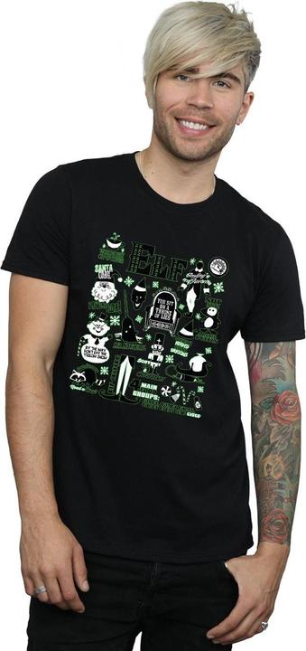 Produktbild Elf Infographic Poster TShirt (3XL)