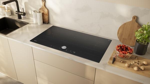 Immagine prodotto Neff N 90, Induktionskochfeld, 90 cm, Schwarz, flächenbündig (integriert), T69PTX4L0