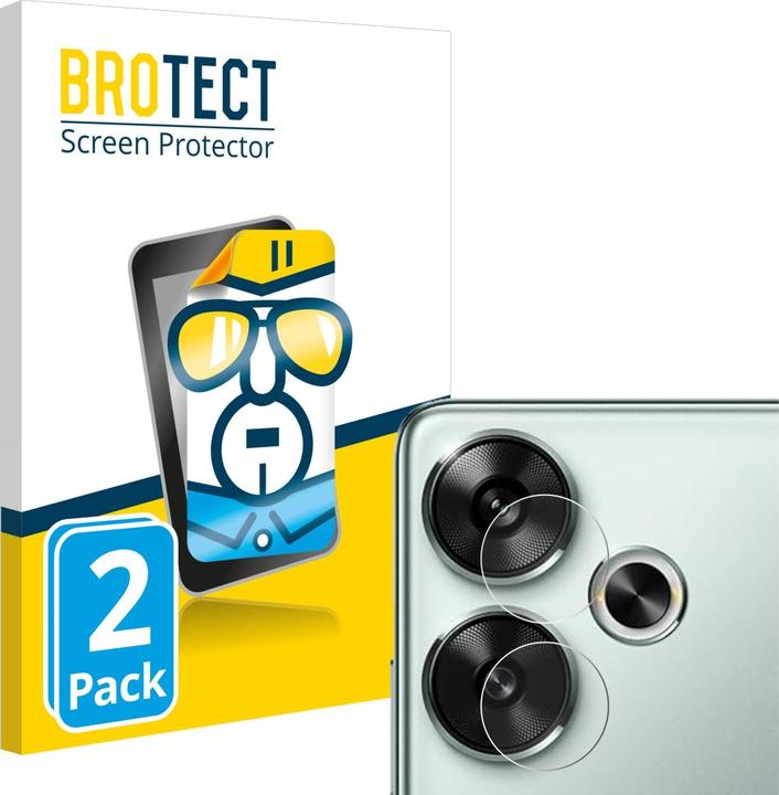 Actual product image BROTECT Screen Protector Clear (2 Piece, Xiaomi Poco F6)