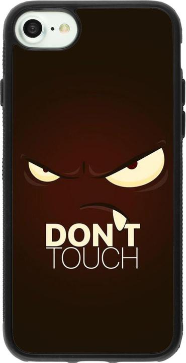 Actual product image PhoneLook Coque Silicone rigide noir Angry Dont Touch (Apple iPhone 7)