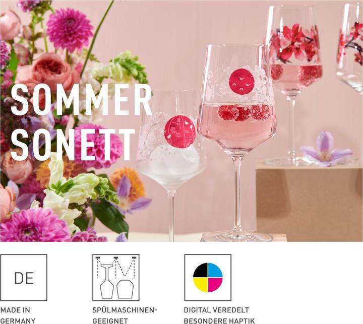 Image du produit Ritzenhoff Lot de 2 verres à apéritif Sommersonnett Sprizz (5.44 dl, 1 x, Verres à apéritif)