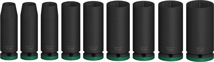 Immagine prodotto Bosch Professional Zubehör Impatto PRO (10 mm, 17 mm, 21 mm, 13 mm, 22 mm, 24 mm, 19 mm, 11 mm, 27 mm)