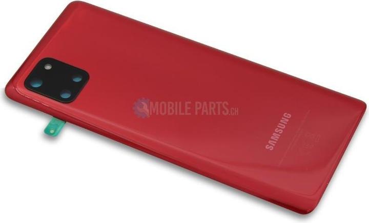 Actual product image Samsung Original Galaxy Note 10 Lite back cover Aura Red (Galaxy Note 10 Lite)