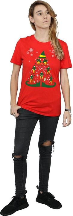 Immagine prodotto Elf Christmas Tree Maglietta Ampia Donna (S)