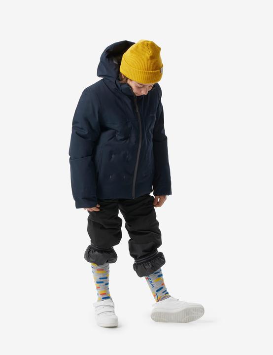 Image du produit Wedze Veste de ski enfants matelassée chaude et imperméable - 500 bleu (152)