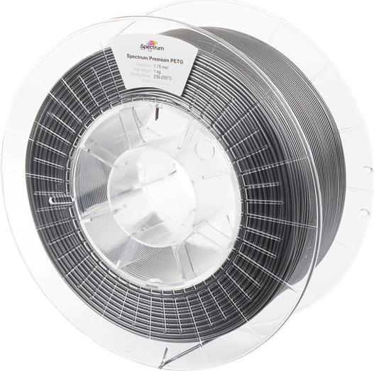 Produktbild Filament PETG dark grey 1.0kg 1.75mm (PETG, 1.75 mm, 1000 g, Grau)