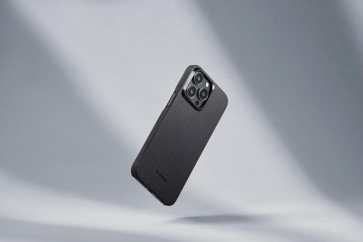 Produktbild Pitaka MagEZ Case 4 600D for iPhone 15 Pro Black/Grey Twill (Apple iPhone 15 Pro)